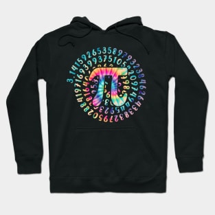 Pi Day Gift tie dye Hoodie